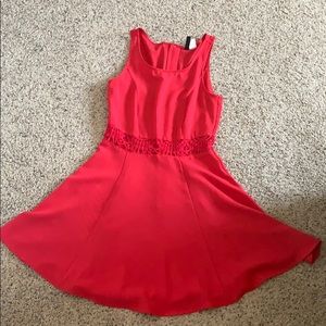 H&M’s Red skater dress